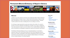 Desktop Screenshot of nepalmissiongeneva.org